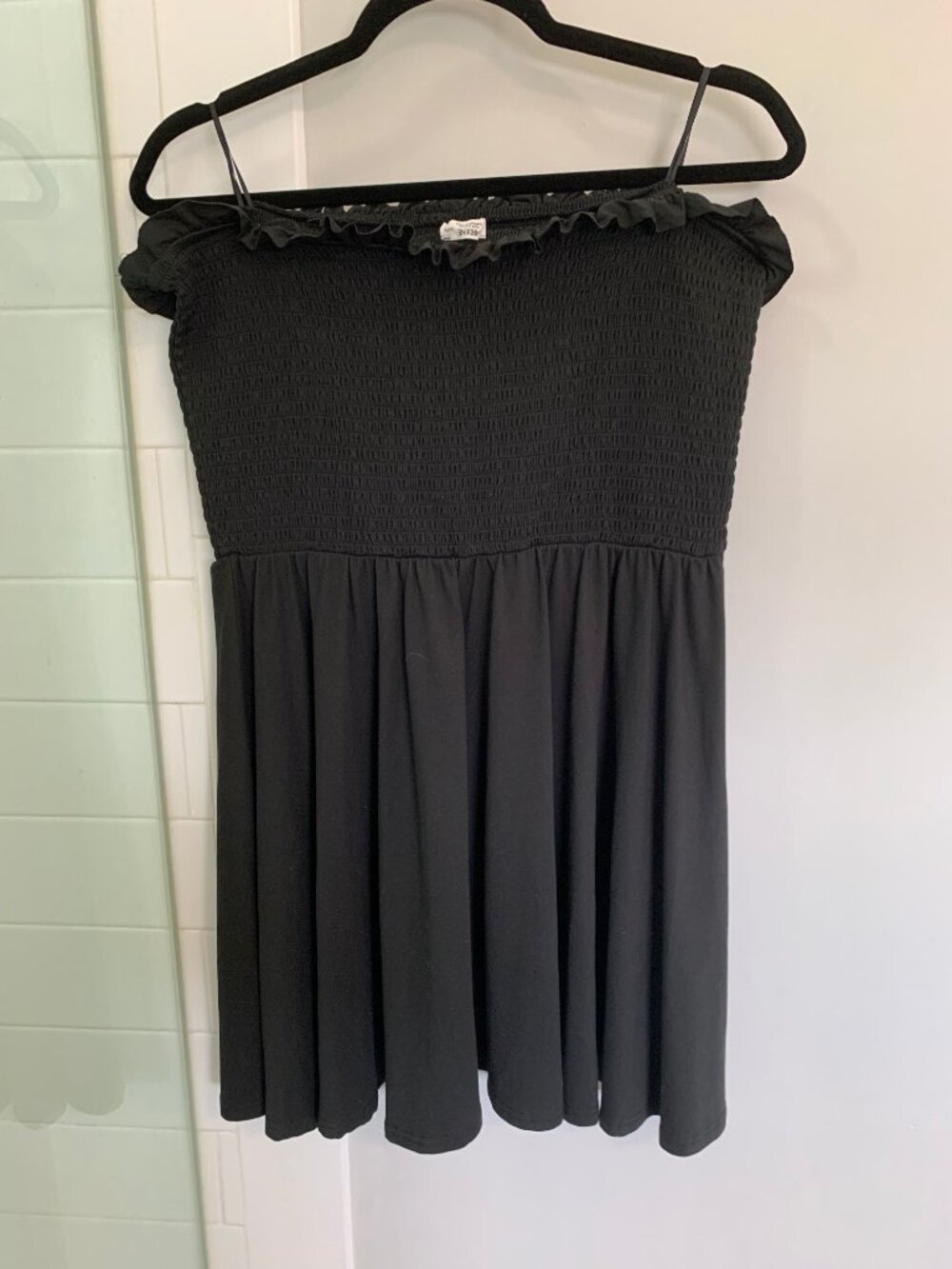 Ardene Womens Black Strapless Mini Tube Dress XL - Picture 2 of 2